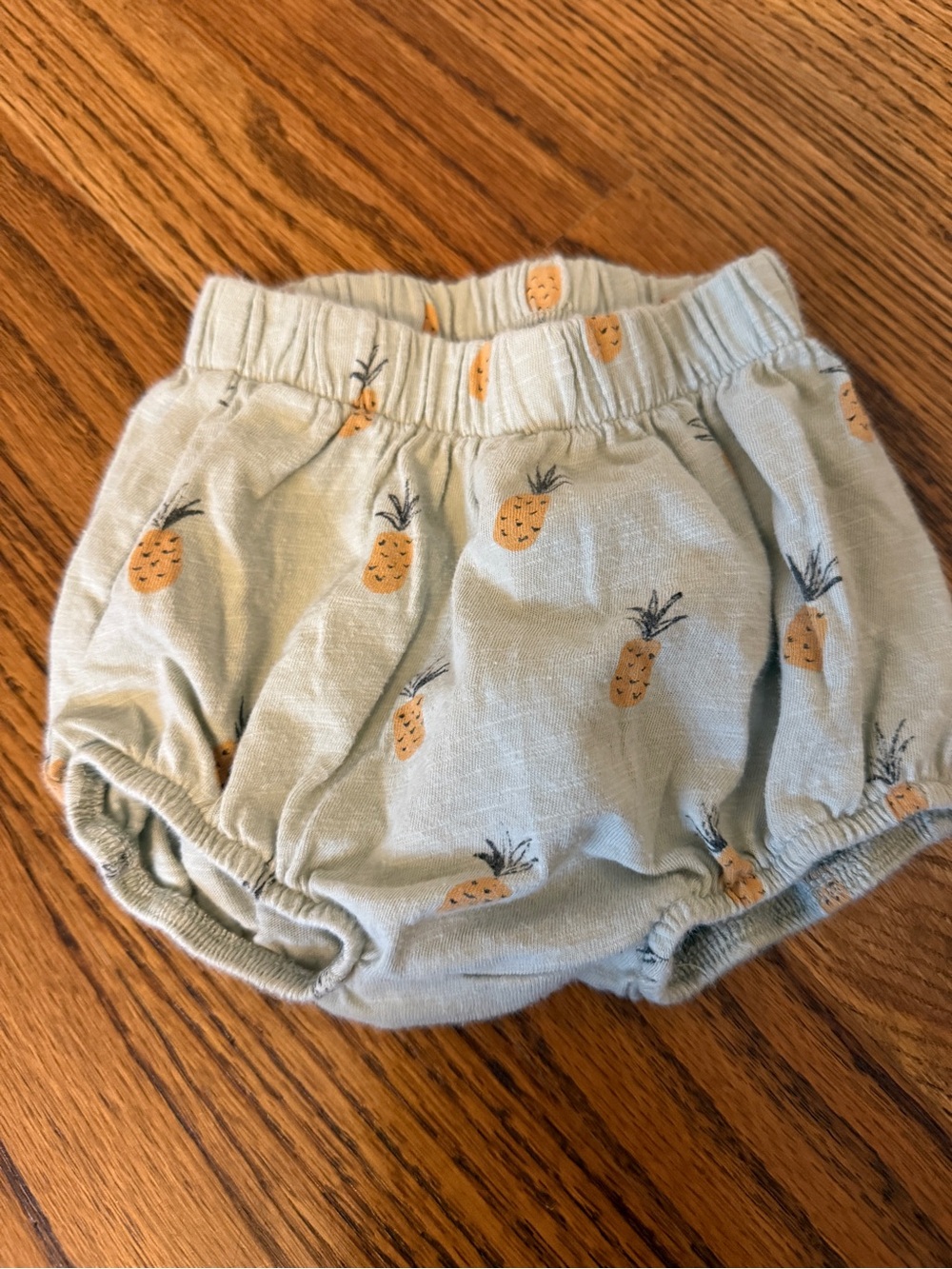 Rylee + Cru Mint Pineapple Print Diaper Cover